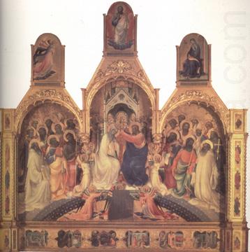 Lorenzo Monaco The Coronation of the Virgin (nn03) oil painting picture